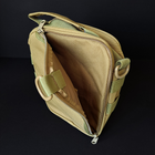 Тактична сумка через плече SILVER KNIGHT Військова 23 х 20 см Оксфорд 900D Хакі (TY-432) - зображення 3