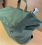 Рюкзак для речей із прогумованного оксфорду, речовий тактичний мішок на 25 літрів Melgo хакі - зображення 9