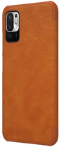 Etui z klapką Nillkin Qin Leather do Xiaomi Redmi Note 10 5G/Poco M3 Pro Brązowe (NN-QLC-XRN10/BN) - obraz 4