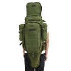 Снайперский рюкзак 9.11 для оружия 40 л олива - изображение 2