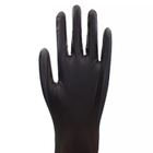 Перчатки нитрил-винил неопудренные Med-Komfort Vitril черные M 50 пар - изображение 3