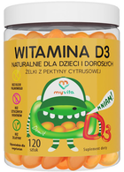 Myvita Żelki Naturalne z Witaminą D3 120 szt. (5903021592675)