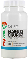 Харчова добавка Myvita Magnesium Contraction 100 таблеток (5906395684533) - зображення 1