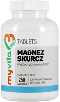 Myvita Magnez Skurcz Magnez+Potas+B6 250 tabletek (5906395684540) - obraz 1