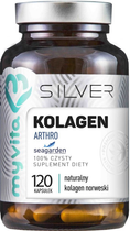 Добавка харчова Myvita Silver Collagen Arthro 100% 120 капсул Суглоби (5903021590381) - зображення 1