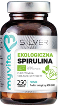 Харчова добавка Myvita Silver Спіруліна 100% Bio 250 капсул (5903021591234) - зображення 1