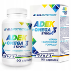 Добавка харчова Allnutrition ADEK Омега 3 Strong 90 капсул для імунітету (5902837737089) - зображення 1