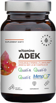 Харчова добавка Aura Herbals Вітамін ADEK 90 капсул для імунітету (5902479612447) - зображення 1