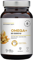 Aura Herbals Omega Witamina D3 2000 IU 60 szt. (5902479612911)