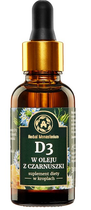 Suplement diety Herbal Monasterium Witamina D3 w oleju z czarnuszki (5906874431245)