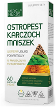 Medica Herbs Ostropest Karczoch Mniszek 60 kapsułek (5907622656491) - obraz 1
