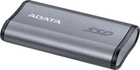ADATA Elite SE880 500 GB USB 3.2 Gen2 Type-C 3D NAND (QLC) Titanium Grey (AELI-SE880-500GCGY) Zewnętrzna - obraz 4