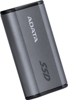 ADATA Elite SE880 500 GB USB 3.2 Gen2 Type-C 3D NAND (QLC) Titanium Grey (AELI-SE880-500GCGY) Zewnętrzna - obraz 5