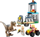 Zestaw klocków LEGO Jurassic World Ucieczka welociraptora 137 elementów (76957) - obraz 2