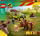 Zestaw klocków LEGO Jurassic World Badanie triceratopsa 281 element (76959) - obraz 1