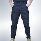 Чоловічі штани тактичні літні для ДСНС ріп стоп 56 Сині - зображення 1