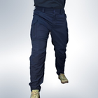 Мужские штаны тактические летние для ДСНС рип стоп 50 Синие - изображение 6