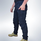 Чоловічі штани тактичні літні для ДСНС ріп стоп 54 Сині - зображення 5