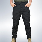 Чоловічі штани тактичні літні для силових підрозділів ріп стоп 56 Чорний - зображення 1