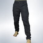 Мужские штаны тактические летние для силовых структур рип стоп 58 Черный - изображение 7