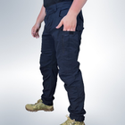 Чоловічі штани тактичні літні для ДСНС ріп стоп 46 Сині - зображення 5