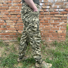 Чоловічі штани тактичні літні для військових ріп стоп 56 Піксель - зображення 4