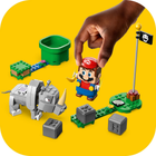 Zestaw klocków LEGO Super Mario Nosorożec Rambi. Zestaw rozszerzający 106 elementów (71420) - obraz 5