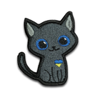 Шеврон Серый кот