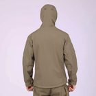 Куртка тактическая Eagle Soft Shell JA-01-0 с флисом Olive Green M - изображение 6