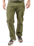 Тактичні утеплені штани Eagle PA-01 Soft Shell на флісі Olive Green S - зображення 4