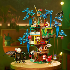 Zestaw klocków LEGO DREAMZzz Fantastyczny domek na drzewie 1257 elementów (71461) - obraz 3