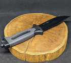 Нескладний тактичний ніж Colunbia туристичний мисливський армійський ніж з чохлом, огніво та точило (4058A) - зображення 4