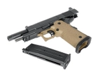 Страйкбольний пістолет Army Armament R504 GBB Tan - зображення 6