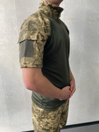 Убакс армійський з коротким рукавом піксель-хакі літній S - зображення 3