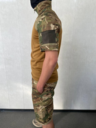 Летняя армейская форма (боевая рубашка убакс + шорты) мультикам-койот L - изображение 3