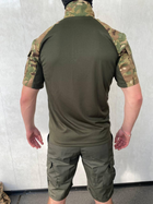 Тактичний костюм літній для НГУ, ЗСУ убакс із шортами мультикам-хакі XXXL - зображення 8