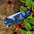 Нож складной Ruike Fang P105-Q (длина: 213мм, лезвие: 92мм), синий - изображение 5