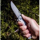 Нож складной Ruike P801-SF (длина: 200мм, лезвие: 86мм), серый - изображение 10