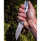 Нож складной Ruike P801-SF (длина: 200мм, лезвие: 86мм), серый - изображение 11