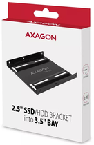 Фрейм-перехідник Axagon 1x 2.5" HDD (RHD-125B) - зображення 5