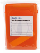 Pudełko ochronne LogiLink na HDD 3.5 Pomarańczowy (UA0133O) - obraz 3