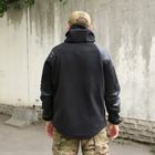 Флісова тактична куртка з капюшоном Шерман чорний розмір 66 (926) - зображення 5