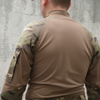 Тактическая рубашка УБАКС Мультикам Койот. UBACS с длинным рукавом "Самурай" размер 58 (914-1) - изображение 4