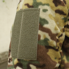 Флісова тактична кофта. Мультикам. Куртка флісова з капюшоном Шерман розмір 62 (926) - зображення 8
