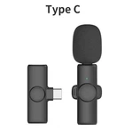 Мікрофон Type-C бездротовий black (FR-1812)