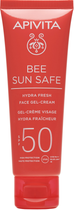 Сонцезахисний гель-крем для обличчя Apivita Bee Sun Safe SPF50 50 мл (5201279080167) - зображення 1