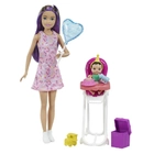 Ігровий набір із ляльками Barbie Няня Барбі GRP40 (887961909623) - зображення 1