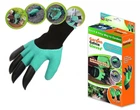 Перчатки садовые с ногтями Garden Genie Gloves Синий (4116PRCTK) CLS55