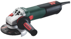 Угловая шлифмашина Metabo WEVA 15-125 Quick (600496000) с регулировкой количества оборотов + быстрозажимной гайкой + картонная коробка