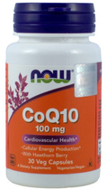 Now Foods Koenzym Q10 100mg+Głóg 30 kapsułek (733739032102) - obraz 1